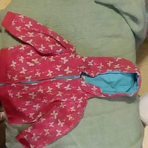 A girls 12 month sweat style jacket.